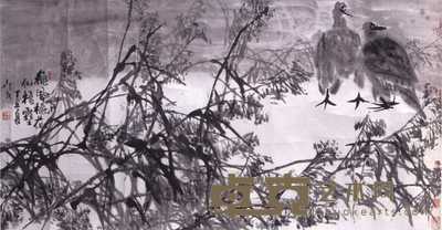 高卉民 1997年作 秋风秋花似秋雪 镜心 95.5×180.5cm